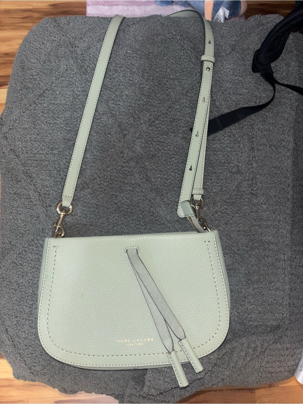 Marc Jacobs Light Mint Leather Crossbody with Tassel